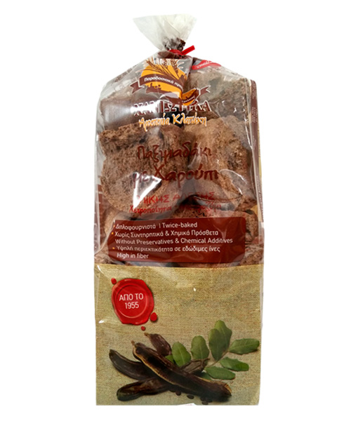 Παξιμαδάκι Χαρουπιού Χανιώτικα Κρήτης (300 g)