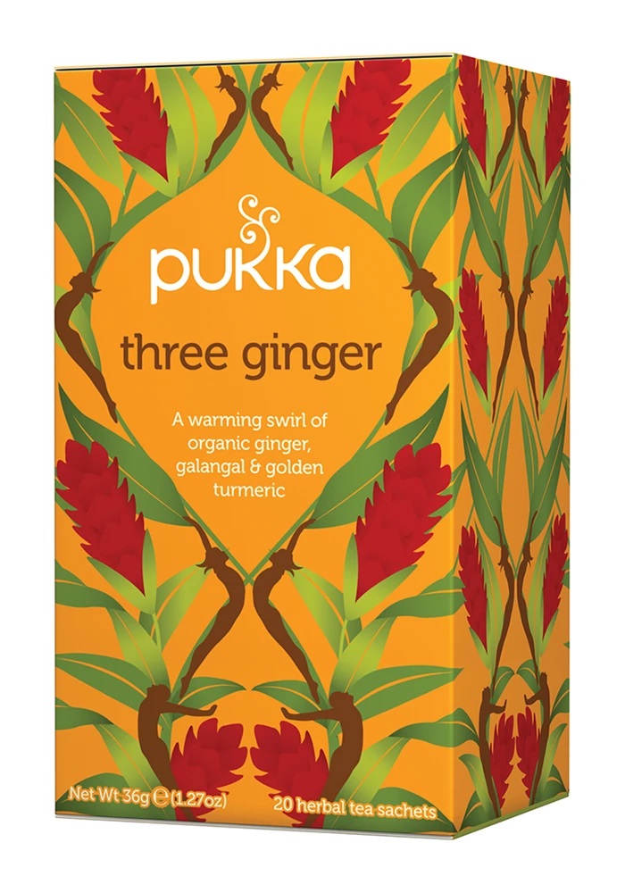 Βιολογικό Αφέψημα Three Ginger Pukka (20x1gr)