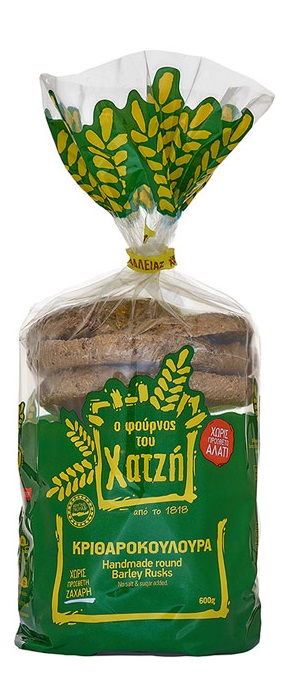 Κριθαροκουλούρα Κρήτης χωρίς αλάτι Χατζής (600 g)