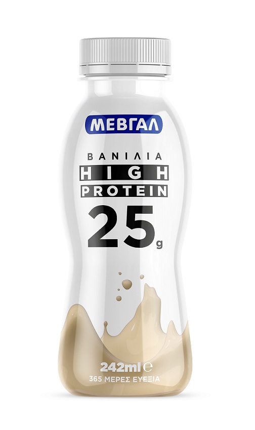 Ρόφημα γάλακτος με βανίλια High Protein Μεβγάλ (242ml)