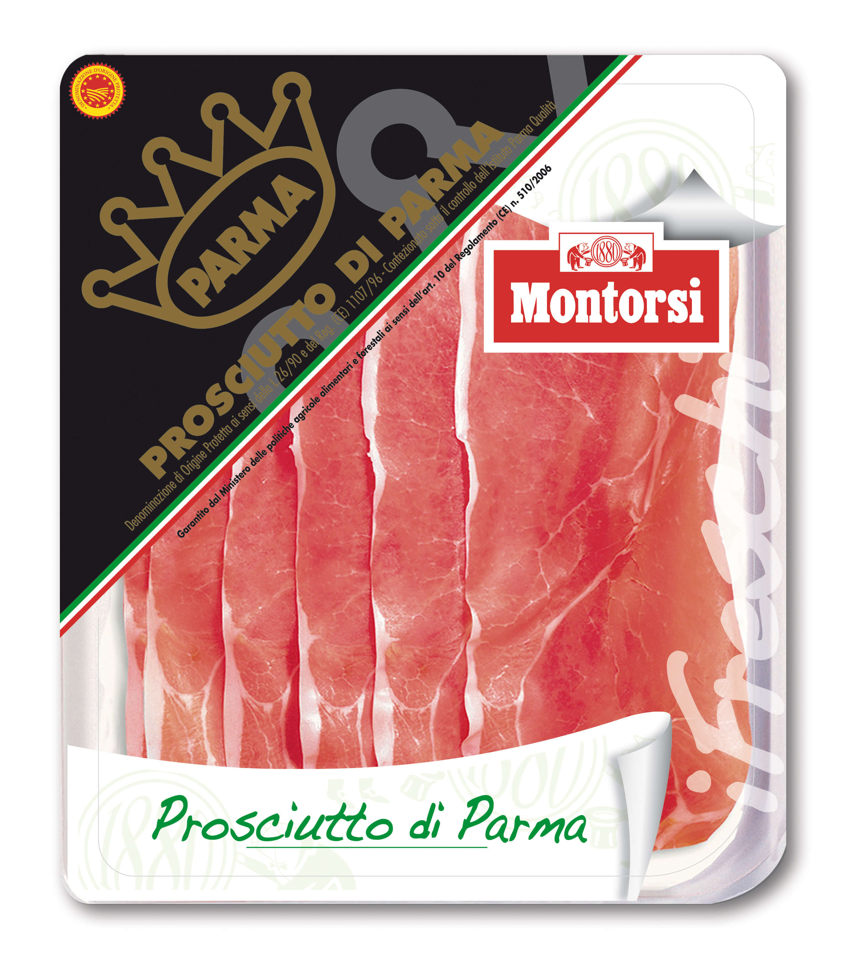 Montorsi Προσούτο Πάρμας Π.Ο.Π. 5 Φέτες Montorsi (70g)