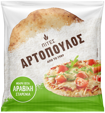 Αραβική πίτα σταρένια μικρή 8 τεμ. Αρτόπουλος (280 g)
