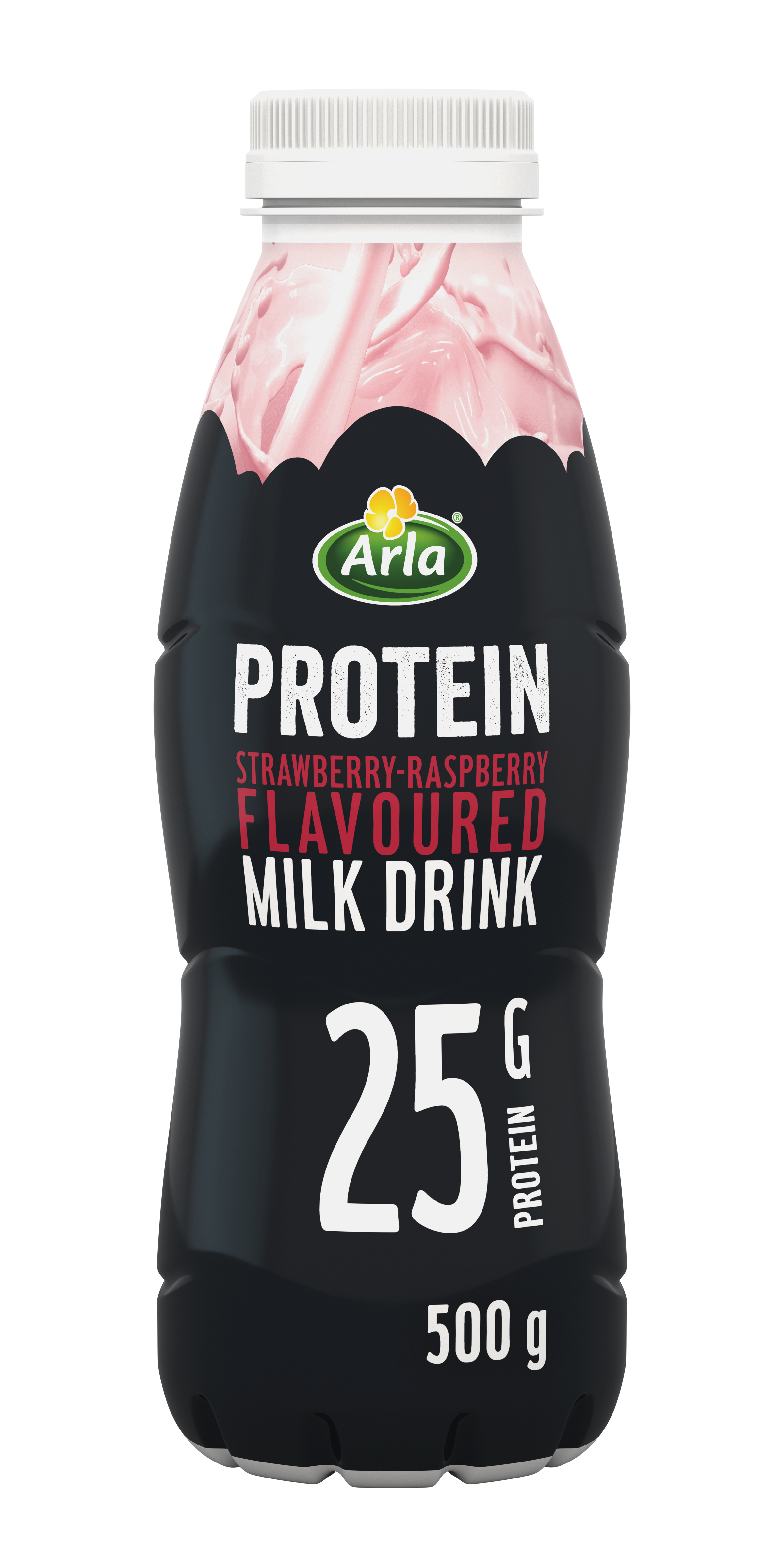 Arla Foods Hellas S.A Ρόφημα Γάλακτος Protein Φράουλα 50% λιγότερη ζάχαρη Arla (500g)