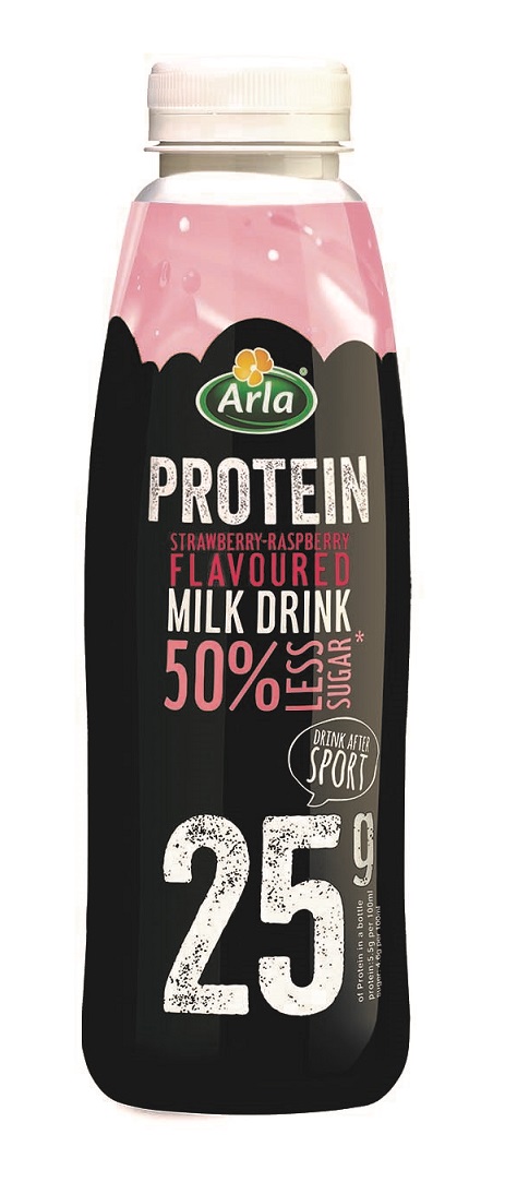 Ρόφημα Γάλακτος Protein Φράουλα 50% λιγότερη ζάχαρη Arla (500g)