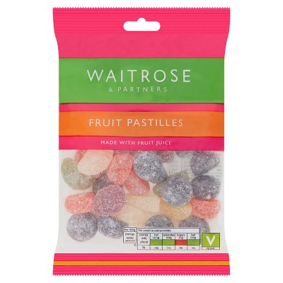 Ζελέ Παστίλιες με Γεύσεις Φρούτων Waitrose (200g)