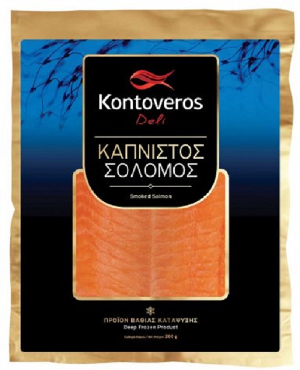 Σολομός Φιλέτο Καπνιστός Κατεψυγμένος Κοντοβερός (200g)
