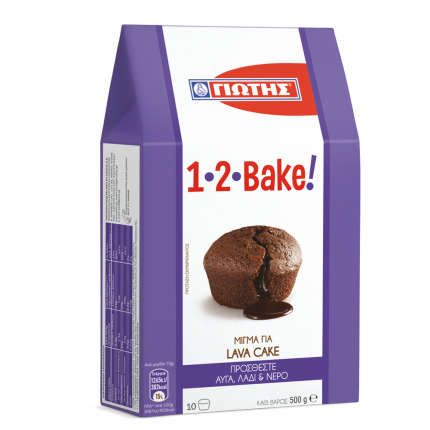 Μείγμα για Lava Cake 1-2-Bake Γιώτης (500g)