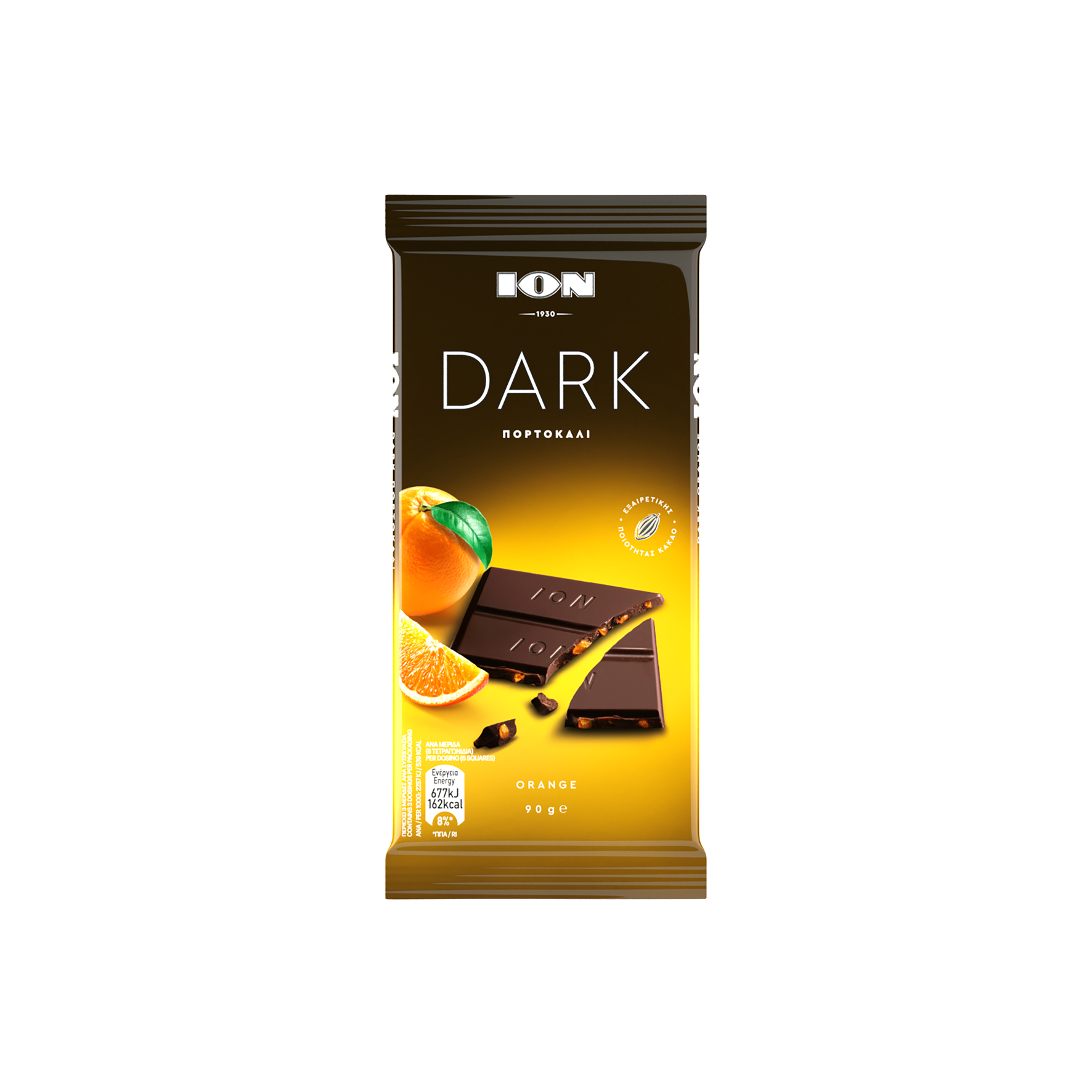 Σοκολάτα Dark με Πορτοκάλι ΙΟΝ (90g)