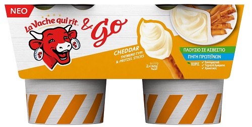 Τυροβουτίες Cheedar La Vache Qui Rit & Go! (100g)