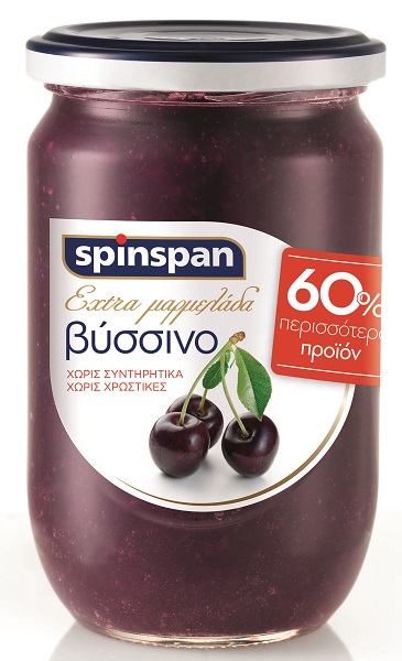 Μαρμελάδα Βύσσινο Spin Span (600 g)