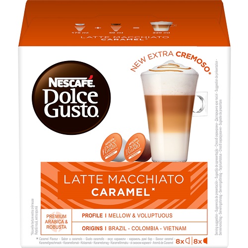 Κάψουλες Latte Macchiato Caramel Dolce Gusto (16 τεμ)