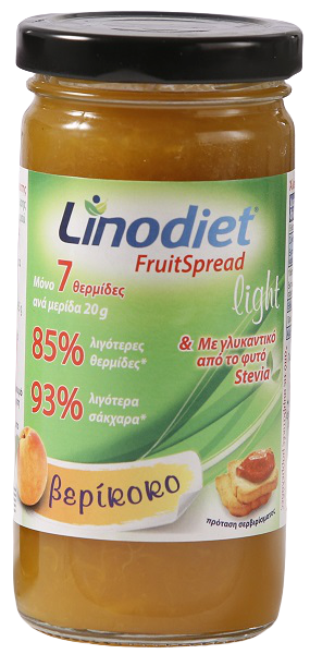 Μαρμελάδα Βερύκοκο Fruitspread Linodiet (260g) 4100137537