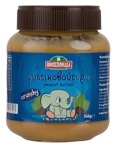 Vita-Μ.Δ Τσαλοπουλος Φυστικοβούτυρο Crunchy Ομοσπονδία (340g)