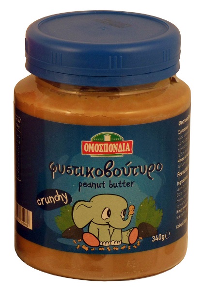 Peanut Butter, Crunchy, Omospondia (340g)