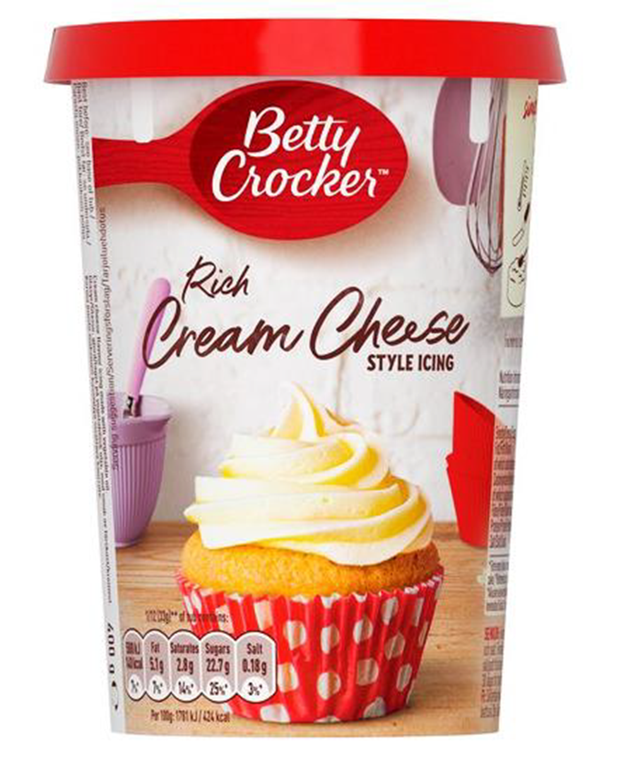 Γλάσο Ζαχαροπλαστικής Κρέμα Τυρί Betty Crocker (400g)