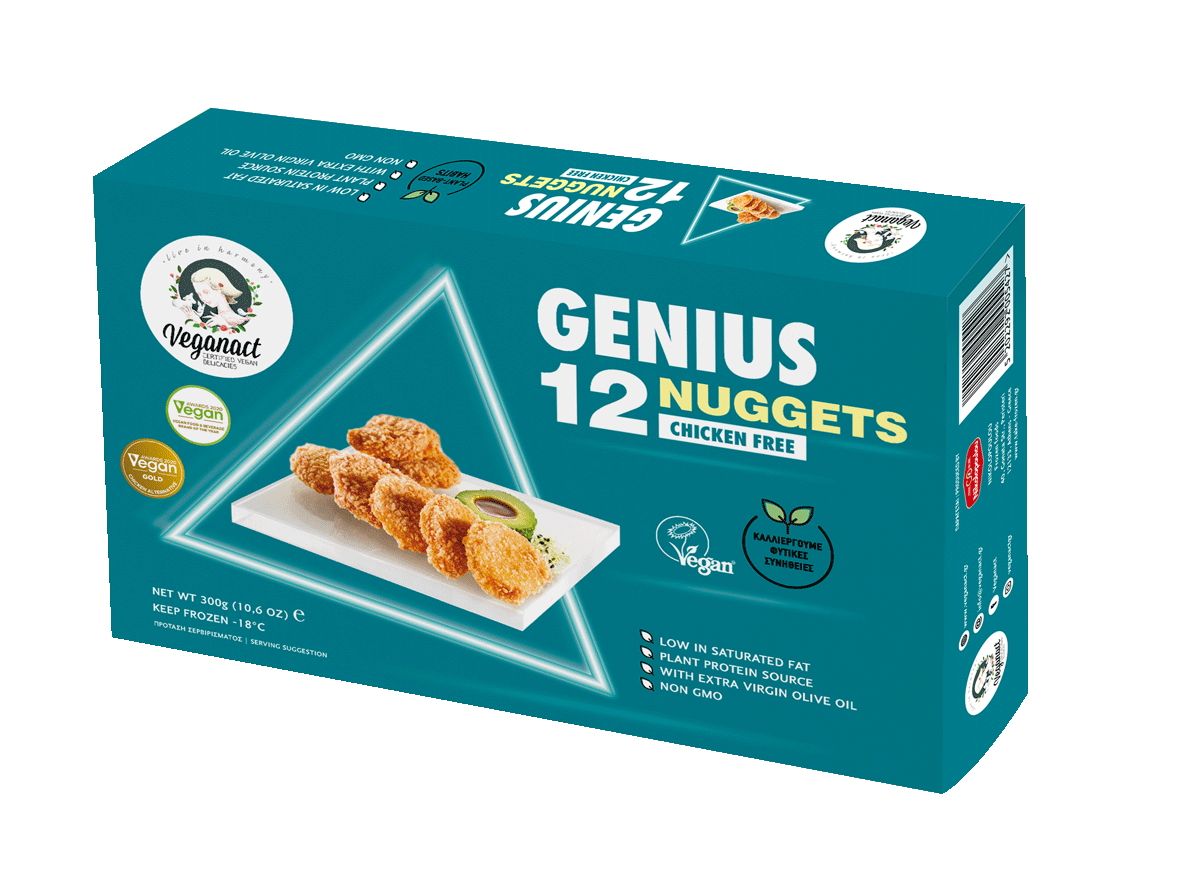 Κατεψυγμένα Φυτικά Nuggets Veganact (300 g)