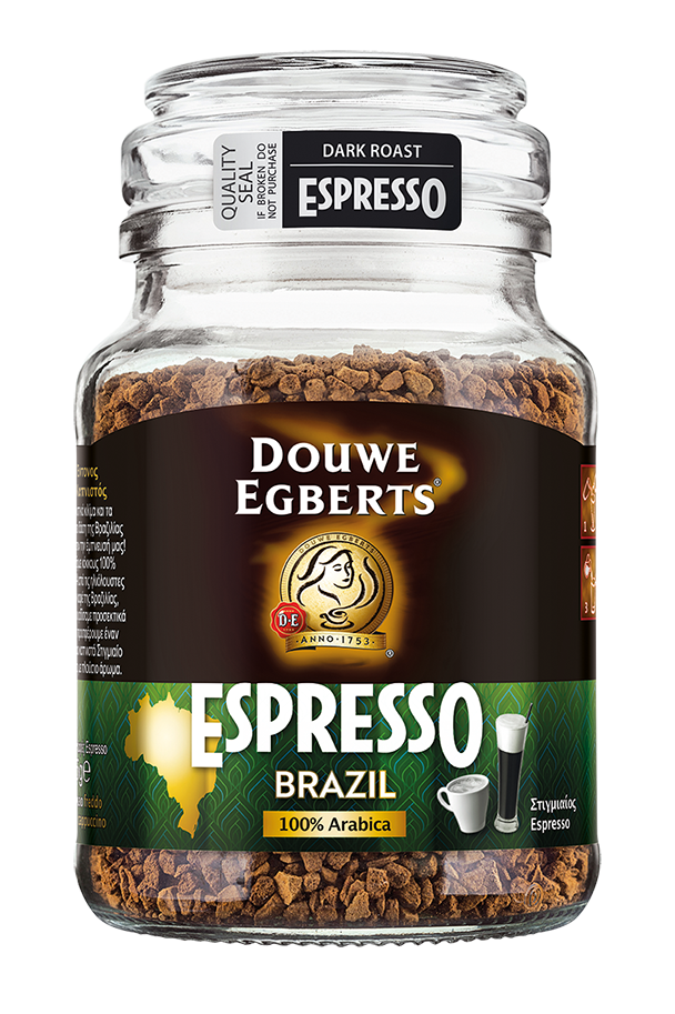 Jacobs Douwe Egberts Στιγμιαίος Καφές Brazil Douwe Egberts (95 g)