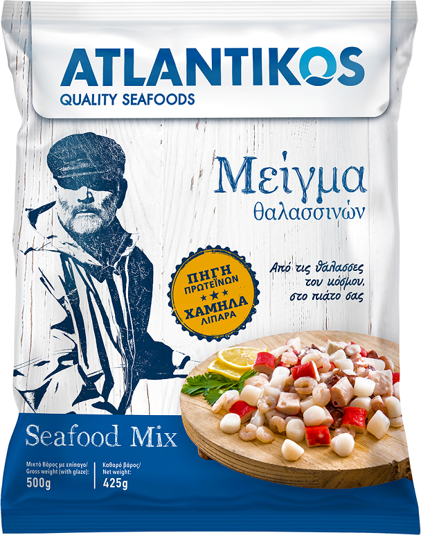 Cocktail Θαλασσινών Κατεψυγμένα Atlantikos (425g)