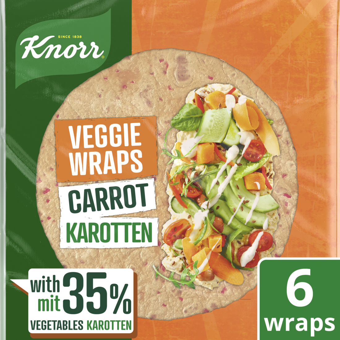 Τορτίγιες Καρότου, Knorr (370 g)