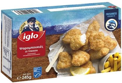 Ψαρομπουκές Κατεψυγμένες Captain Iglo (245 g)