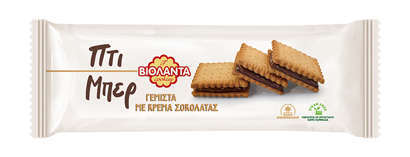 Βιολάντα Μπισκότα πτι-μπερ γεμιστά Βιολάντα (215g)