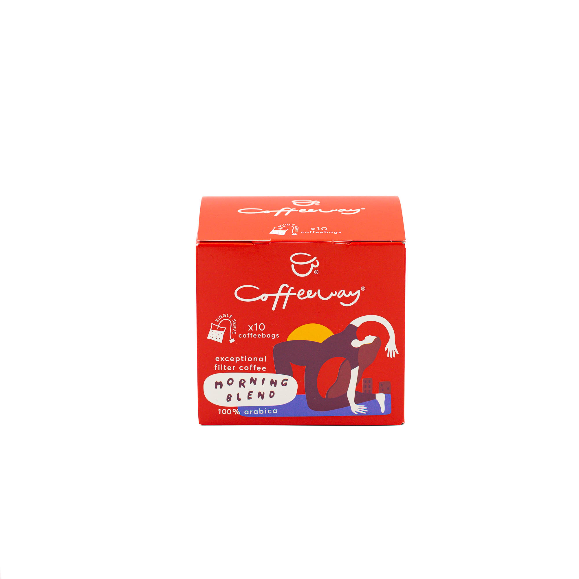 Cafetex Καφές Φίλτρου Ατομικές Μερίδες Morning Blend Coffeeway (10 τεμ)