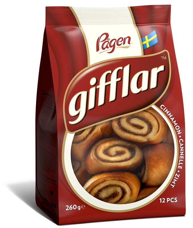 GIFFLAR Σνακ Ρολάκια Κανέλας, Gifflar (260g)