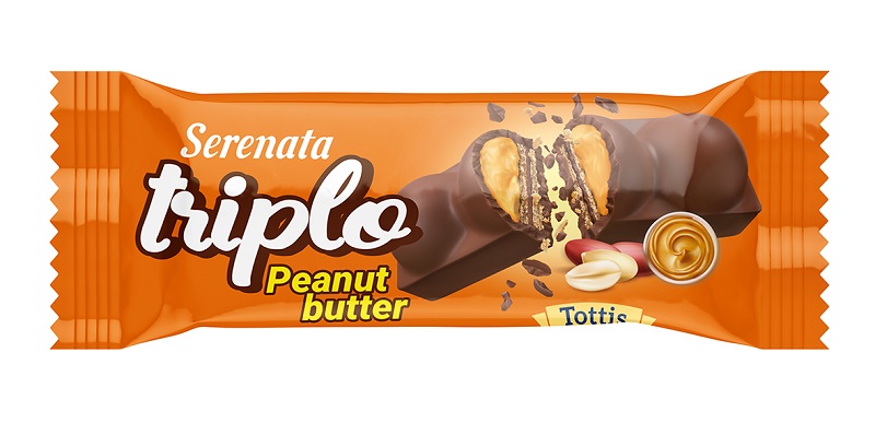 Bingo Σοκολάτα Γάλακτος με Φυστικοβούτυρο Triplo (50 g)