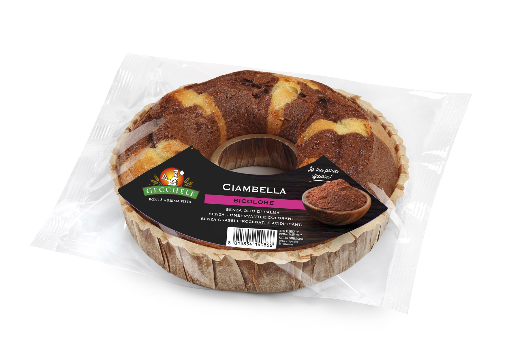 Elgen Κέικ με Σοκολάτα & Κρέμα Gecchele Ελgen (400g)