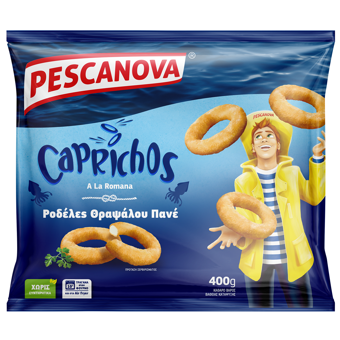 Pescanova Hellas Ltd Ροδέλες Θραψάλου Πανέ Pescanova (400gr)