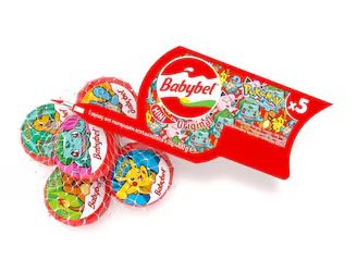 Fromagerie Bel Τυράκια 5 μερίδες Mini Babybel Pokemon (5x20 g)