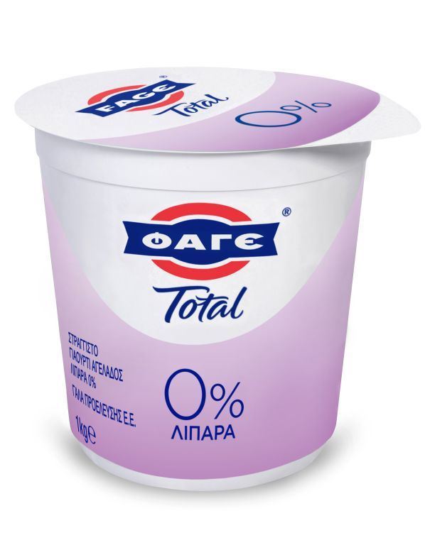 Φάγε Γιαούρτι Στραγγιστό Total 0% λιπαρά Φάγε (1 kg)