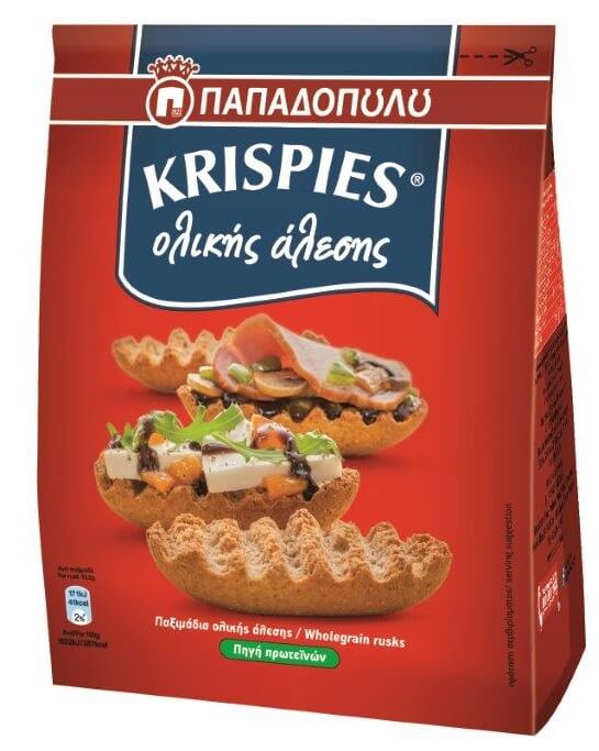 Krispies Ολικής Άλεσης Παπαδοπούλου (200 g)