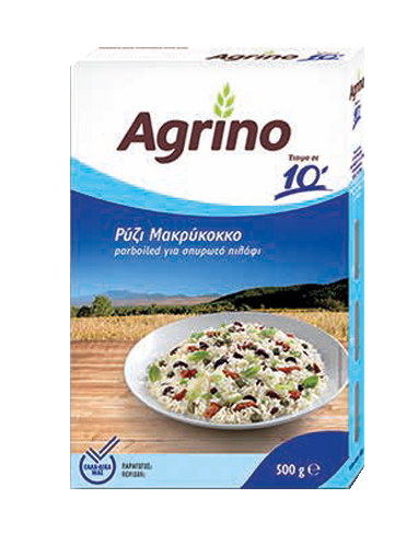 Ρύζι 10 λεπτών Μακρύκοκκο Agrino (500 g)