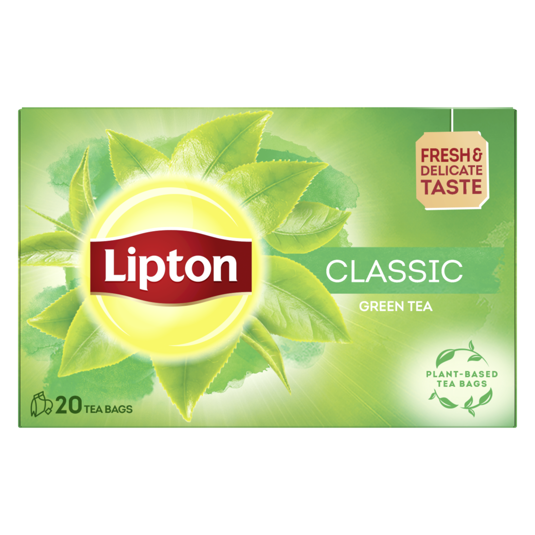Ελαϊς-Unilever Hellas Α.Ε. Τσάι Πράσινο Κλασικό Lipton (20 φακ x 1,3 g)