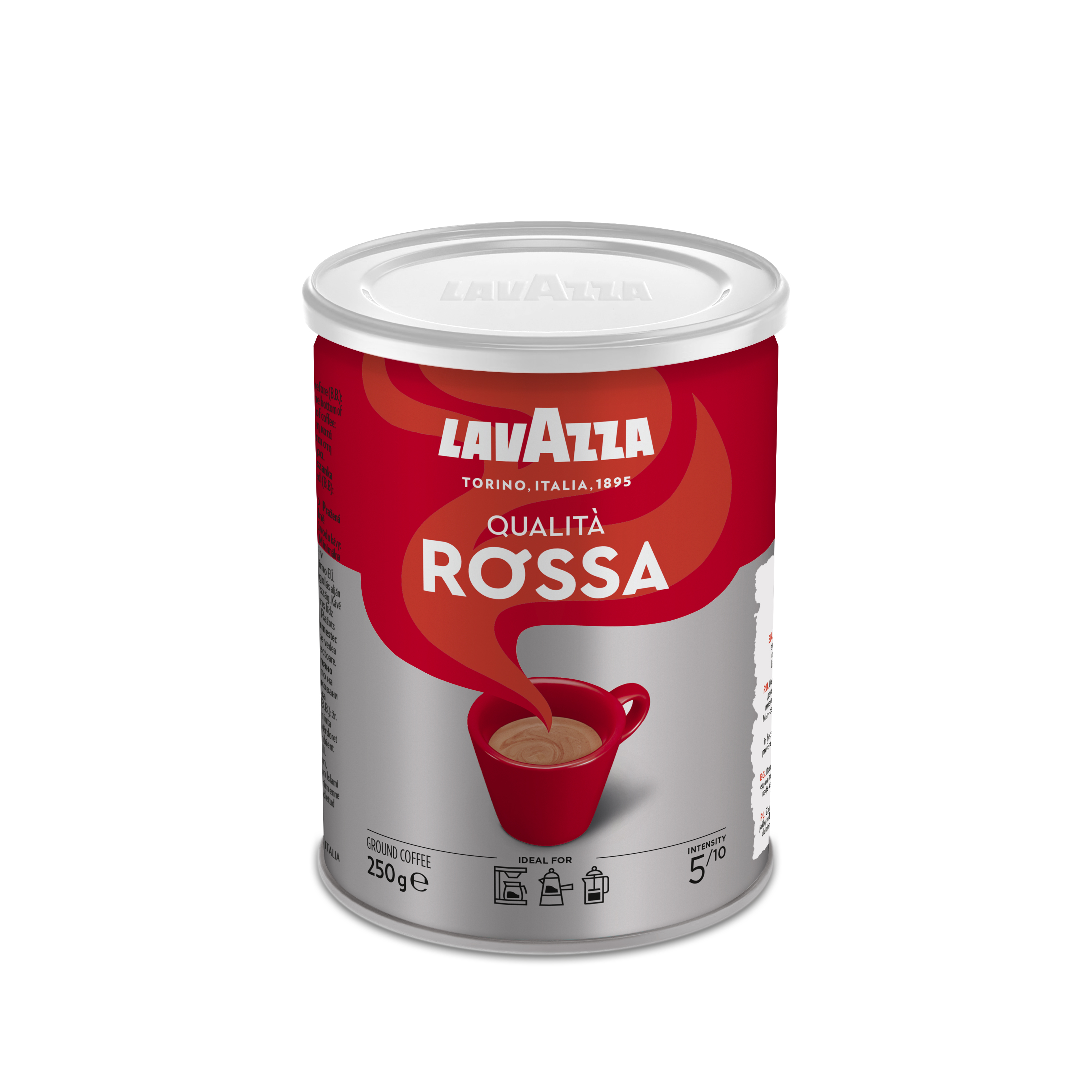 Lavazza Καφές Espresso Rossa Mεταλλική Συσκευασία Lavazza (250 g)