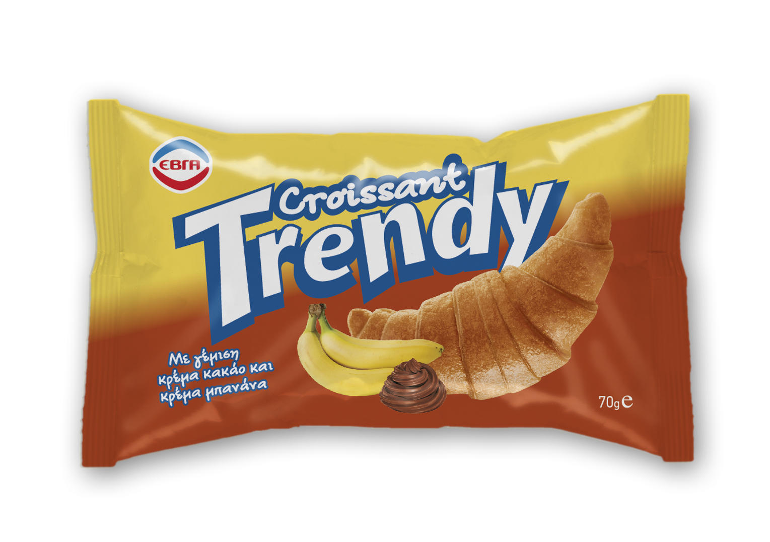 Κρουασάν Κακάο Μπανάνα Trendy (70 g)