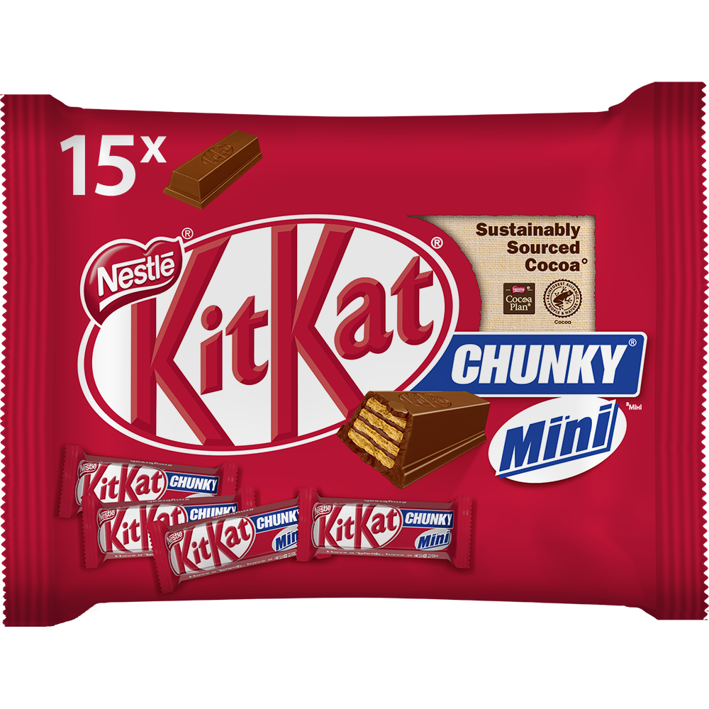 Nestle Σοκολατάκια Γάλακτος Chuncky Mini KitKat (250 g)