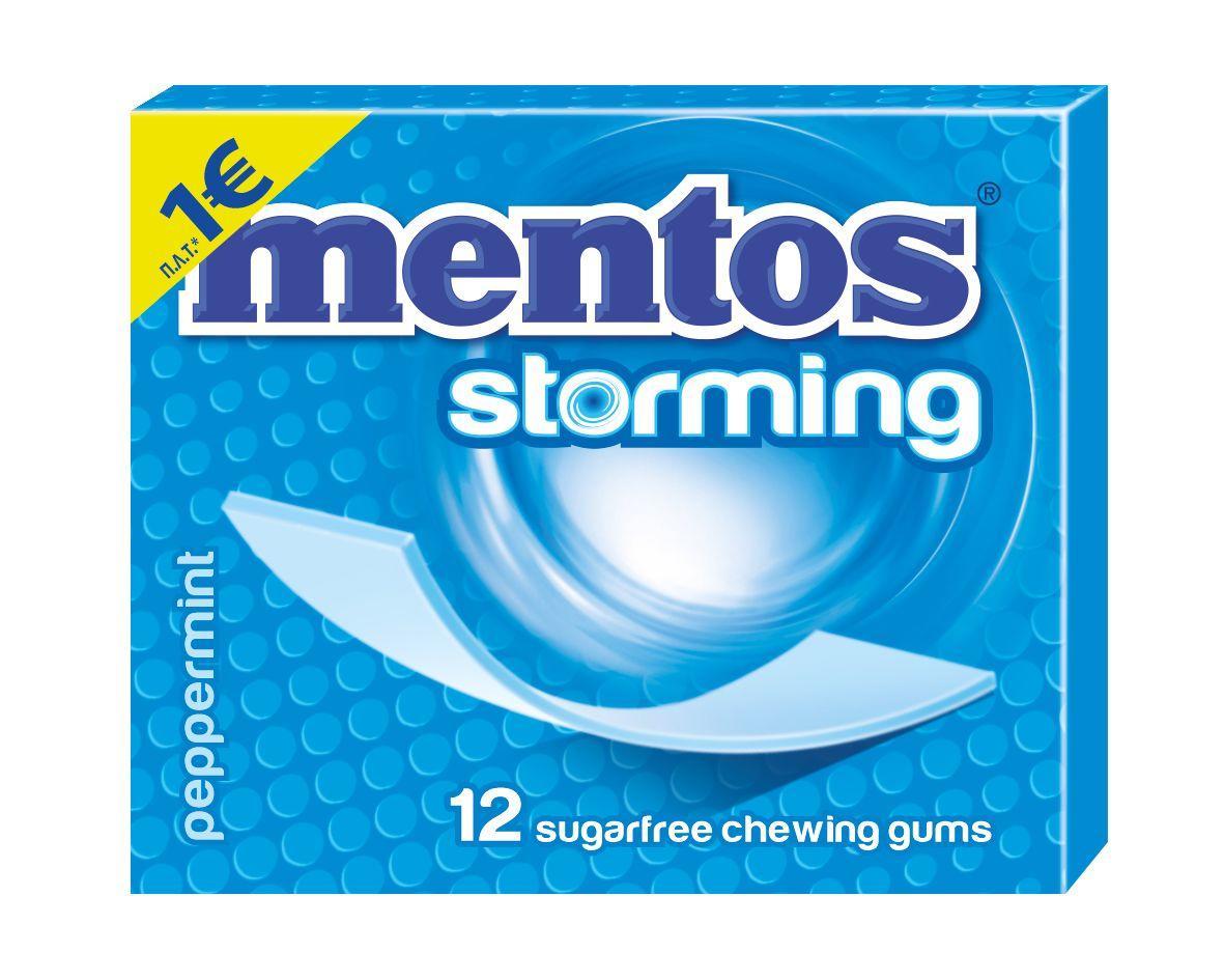 Τσίχλες Μέντα Storming Mentos (33 g) 1