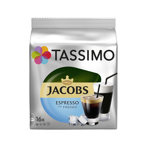 Jacobs Douwe Egberts Κάψουλες Espresso Freddo Για Μηχανή Tassimo Jacobs (16 τεμ)