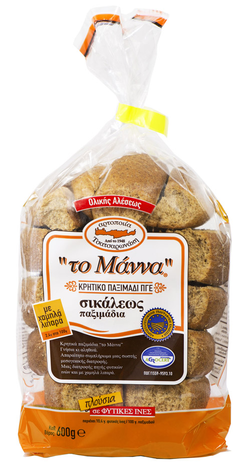 Παξιμάδι Σικάλεως Το Μάννα (600 g)