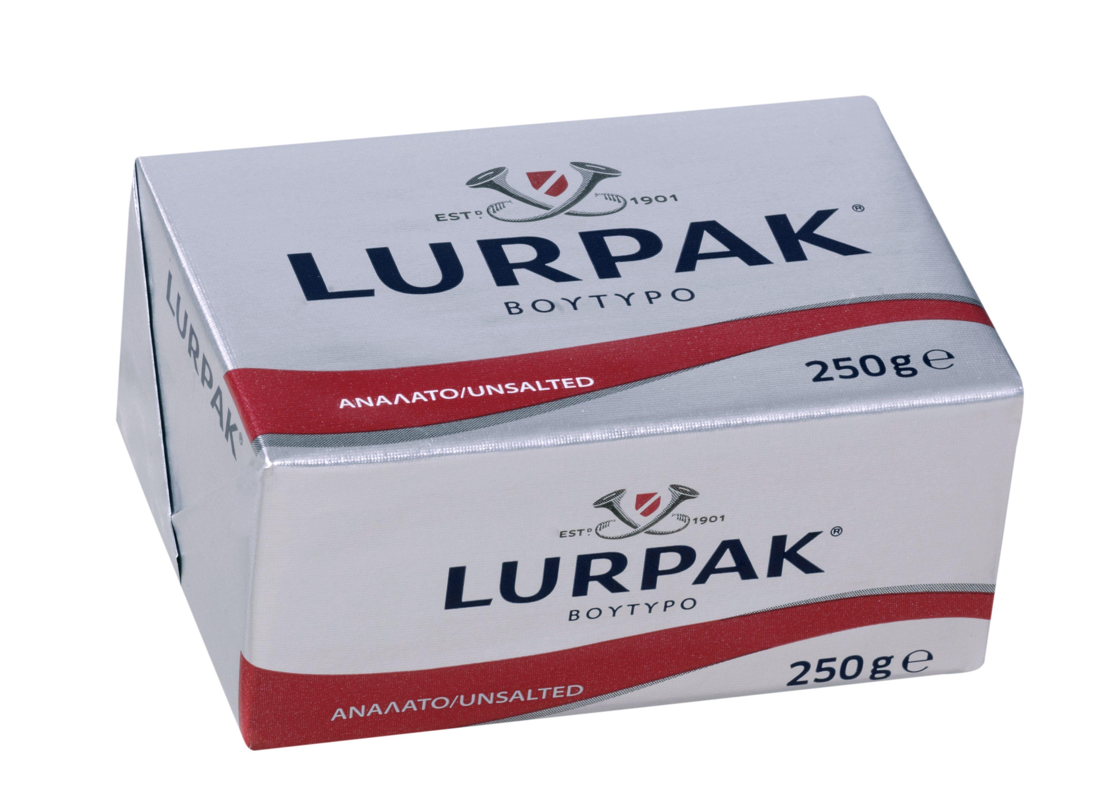 Βούτυρο Ανάλατο σε Αλουμινόφυλλο Lurpak (250 g)