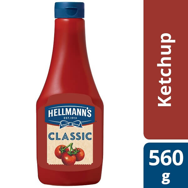 Κέτσαπ Squeezy Μπουκάλι Hellmann’s (560 ml)