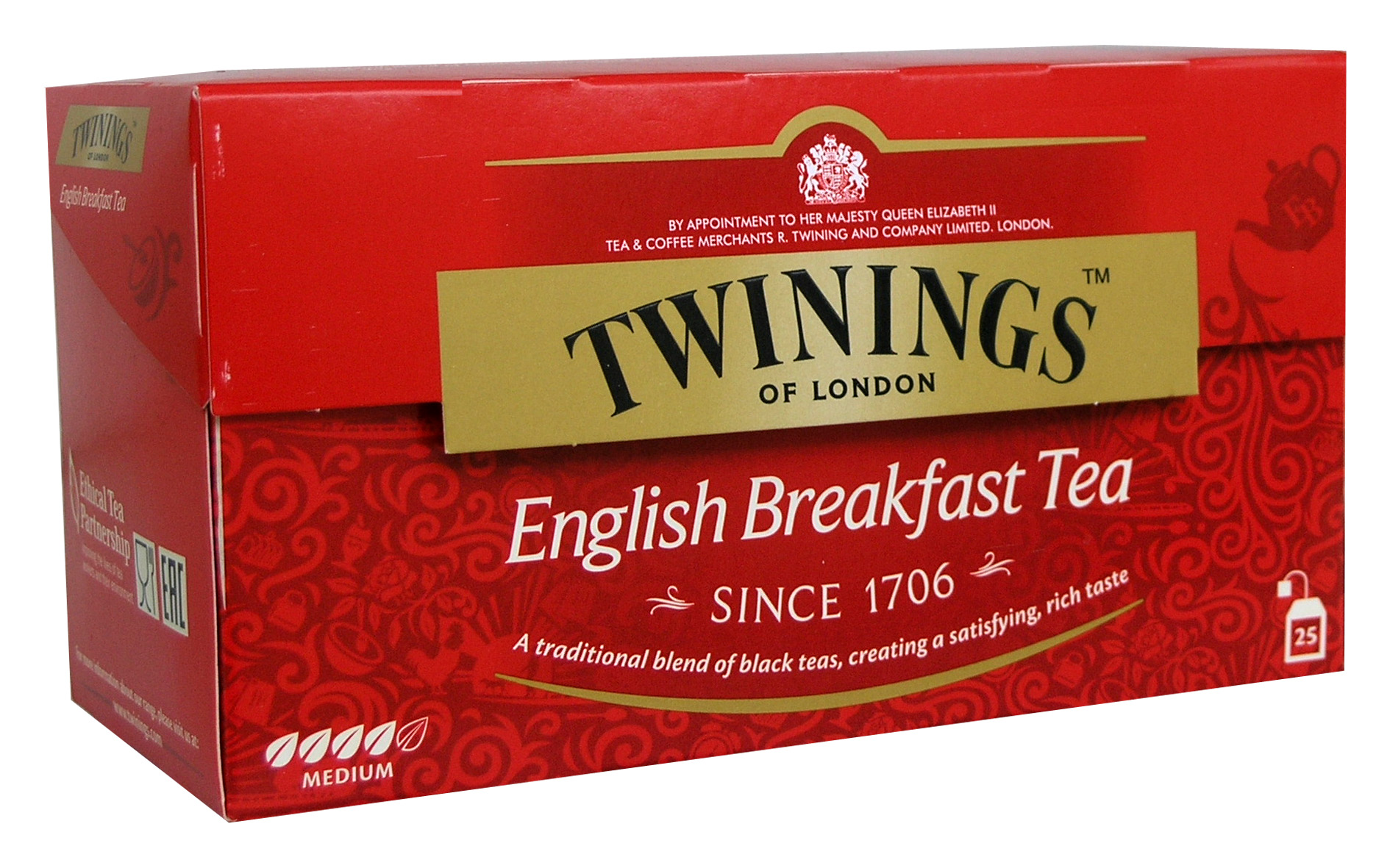 Atlanta Τσάι English Breakfast Twinings (25 φακ x 2 g)