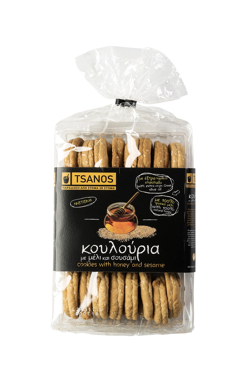 Κουλούρια με Μέλι & Σουσάμι Παραδοσιακά Τσάνος (300 g)