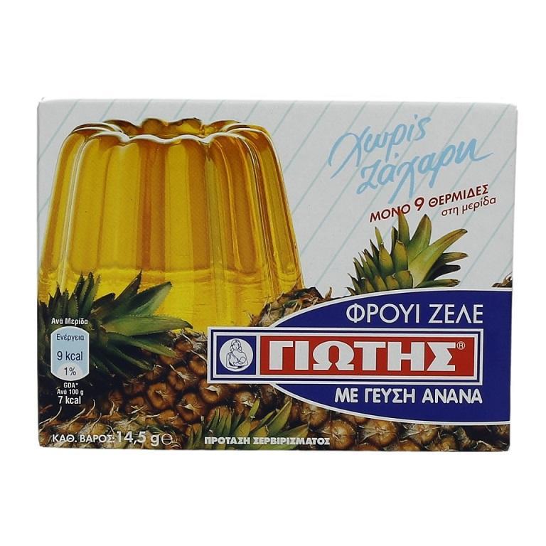 Φρουί Ζελέ Ανανά Χωρίς Ζάχαρη Γιώτης (14,5 g)
