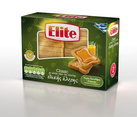Φρυγανιές Ολικής Άλεσης Elite (180 g)