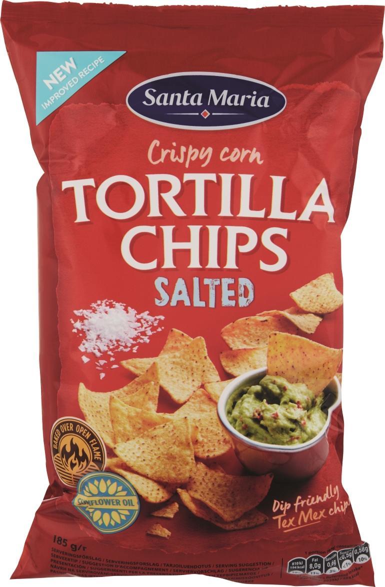 Tortilla Chips Salted Santa Maria (185 g)