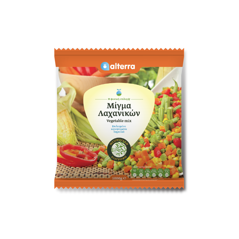 Μίγμα Λαχανικών Κατεψυγμένα Alterra (1 kg)