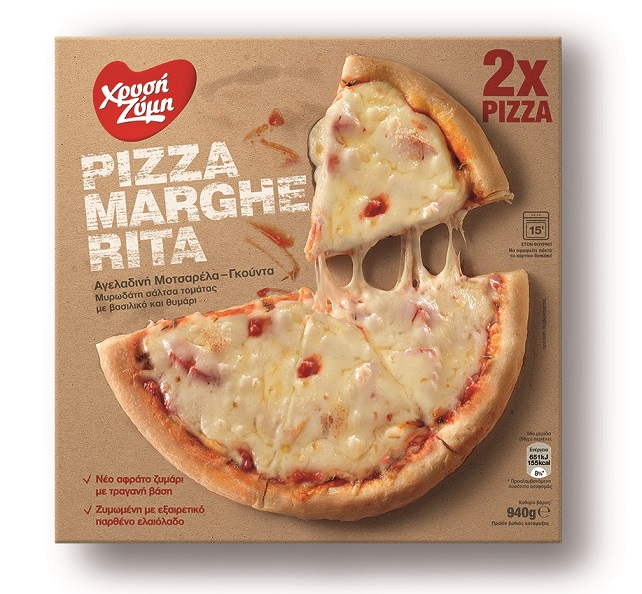 Πίτσα Μαργαρίτα Κατεψυγμένη Χρυσή Ζύμη (2×470 g)